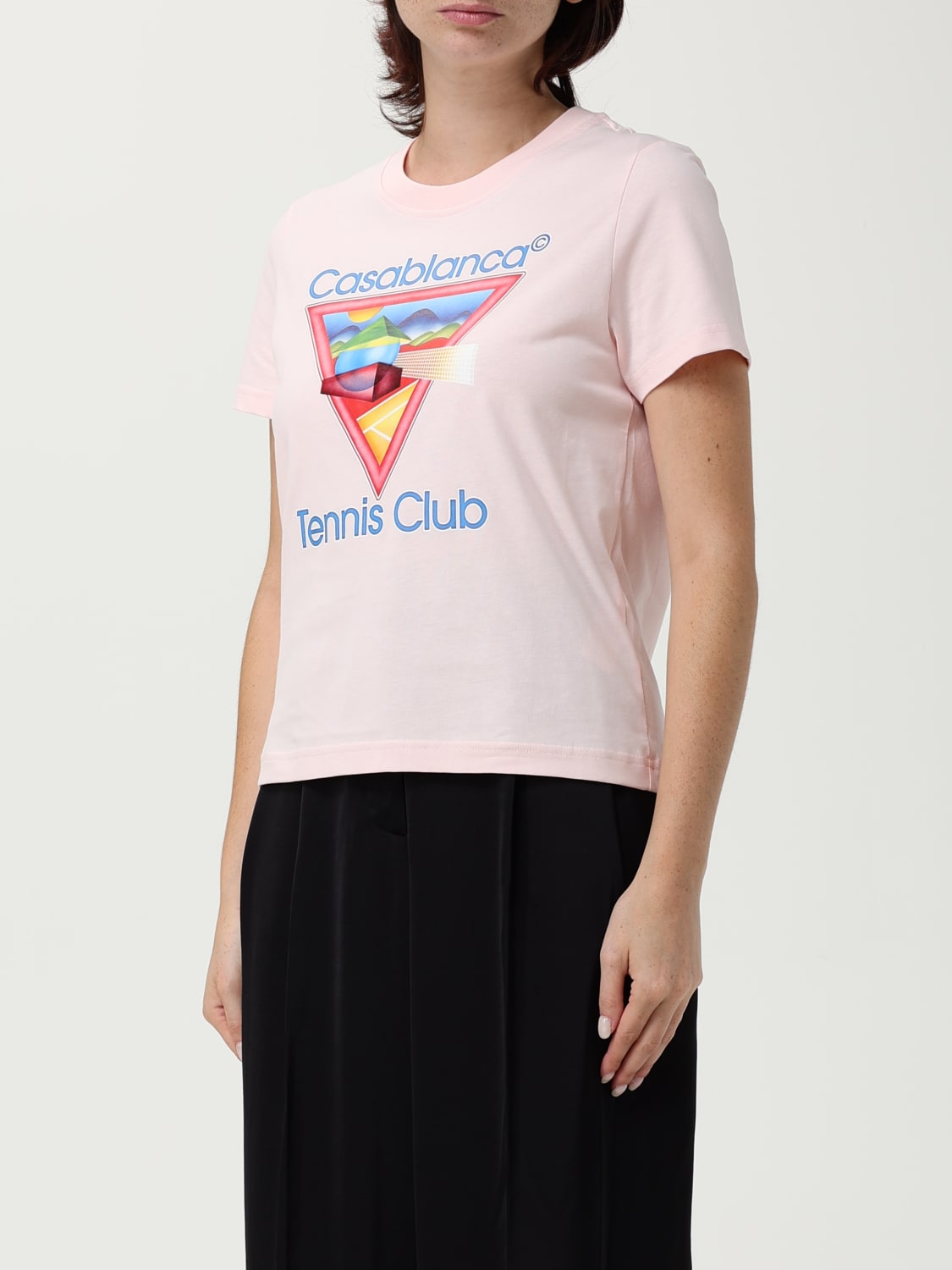 CASABLANCA T-SHIRT: Top woman Casablanca, White - Img 3