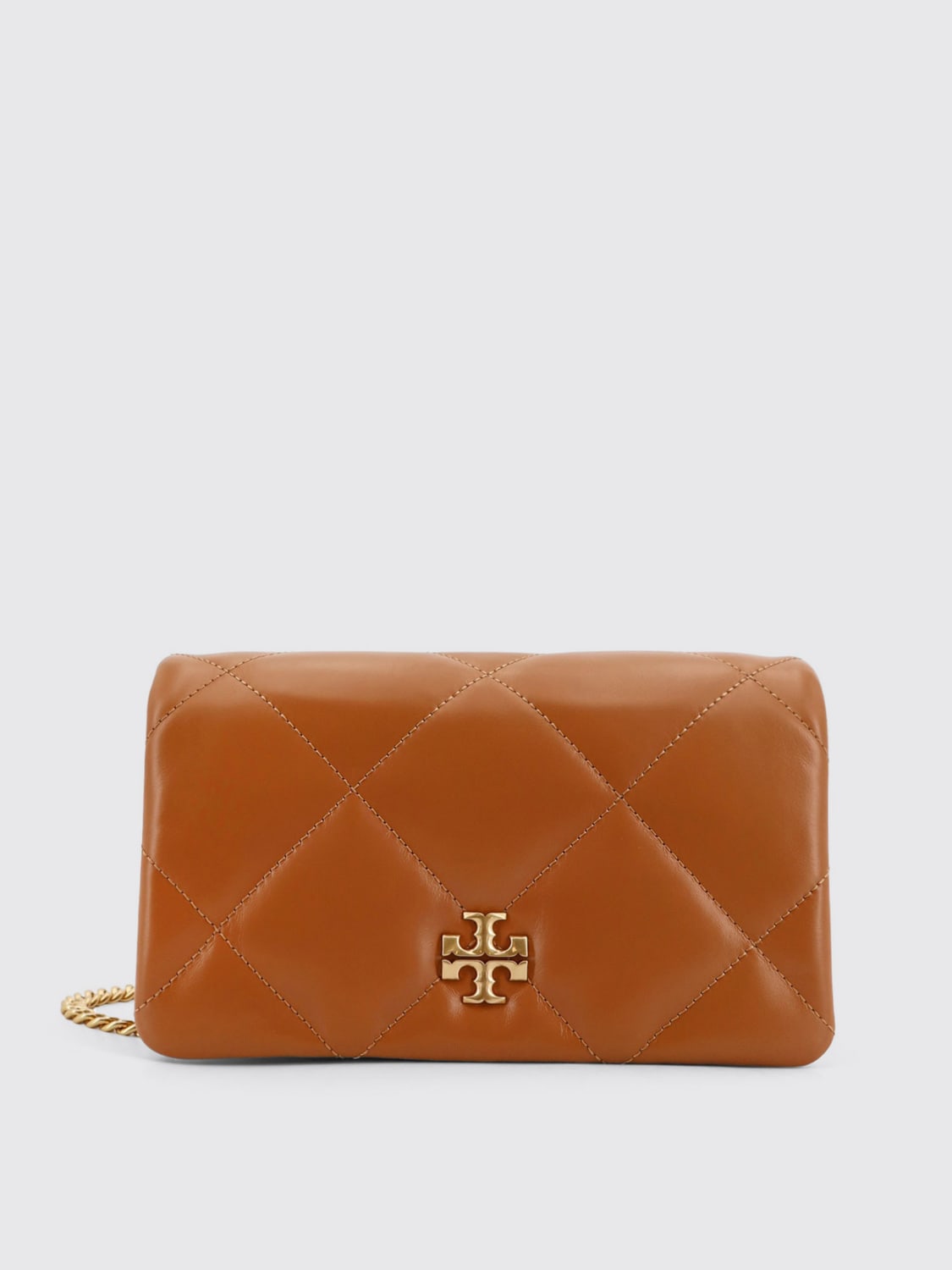 TORY BURCH MINI SAC: Sac porté épaule femme Tory Burch, Marron - Img 1
