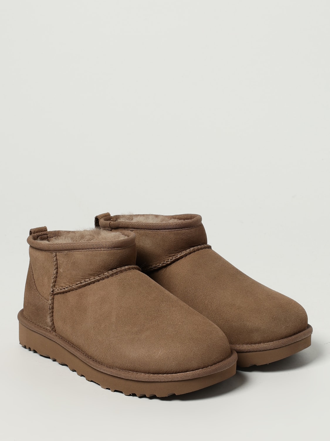 UGG BOTTES: Bottines plates femme UGG, Beige - Img 2