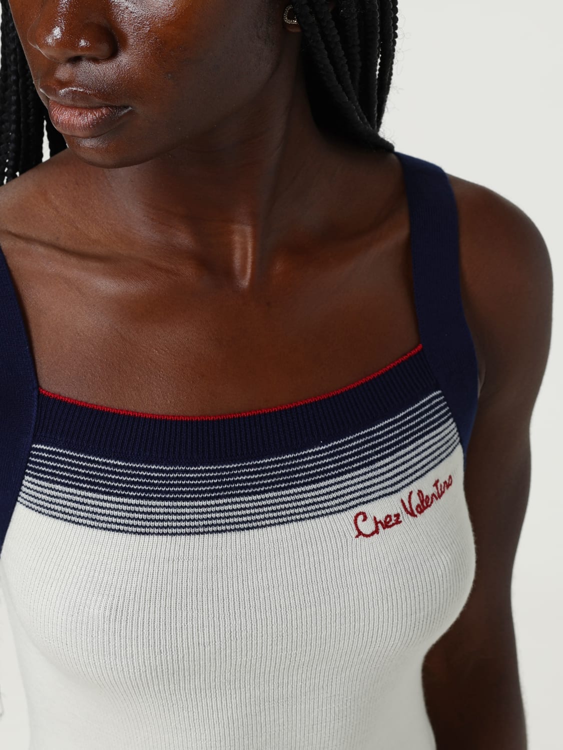 VALENTINO TOP: Top mujer Valentino, Azul Marino - Img 5