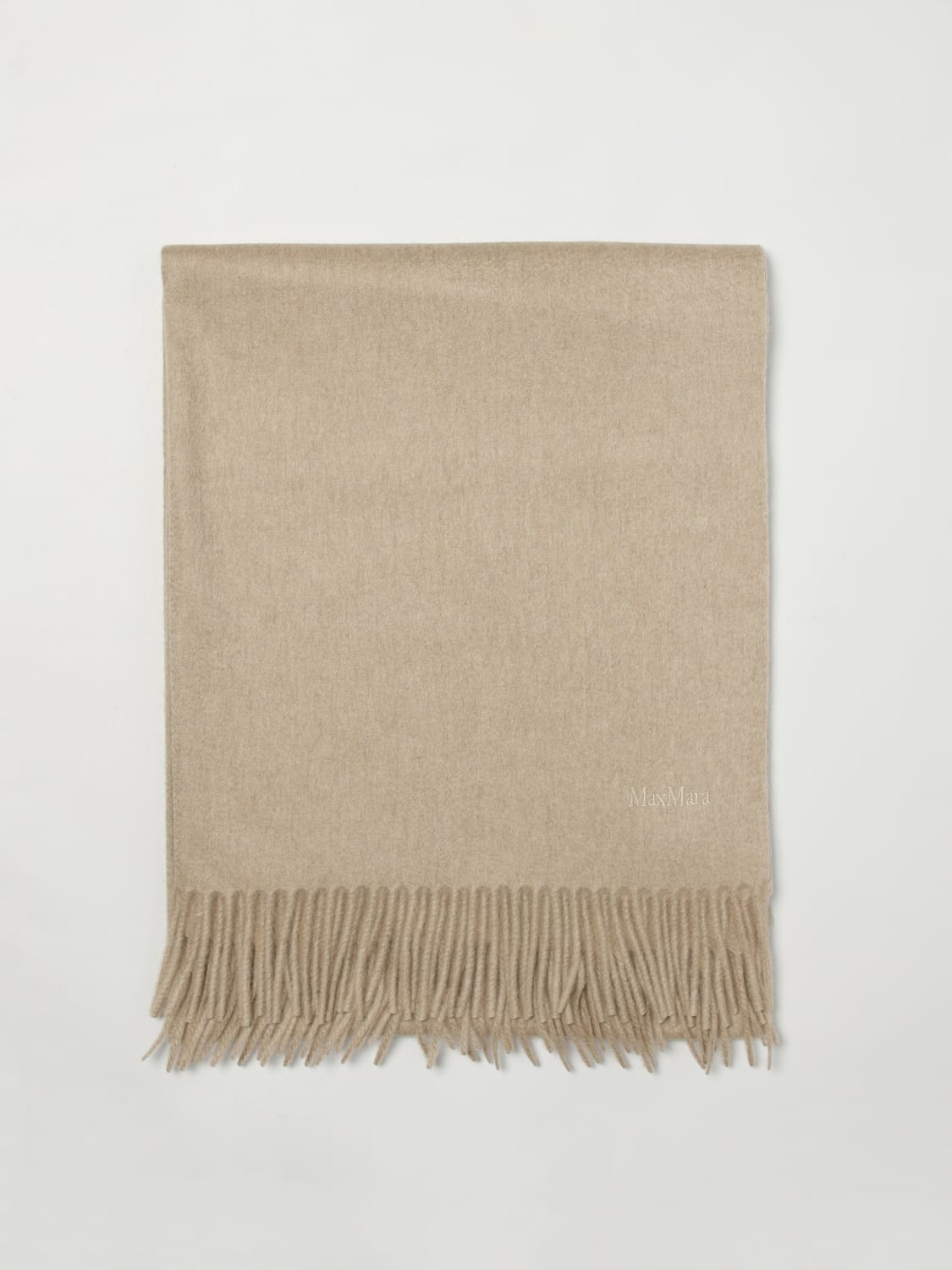 MAX MARA SCIARPA: Sciarpa Max Mara in cashmere , Beige - Img 1