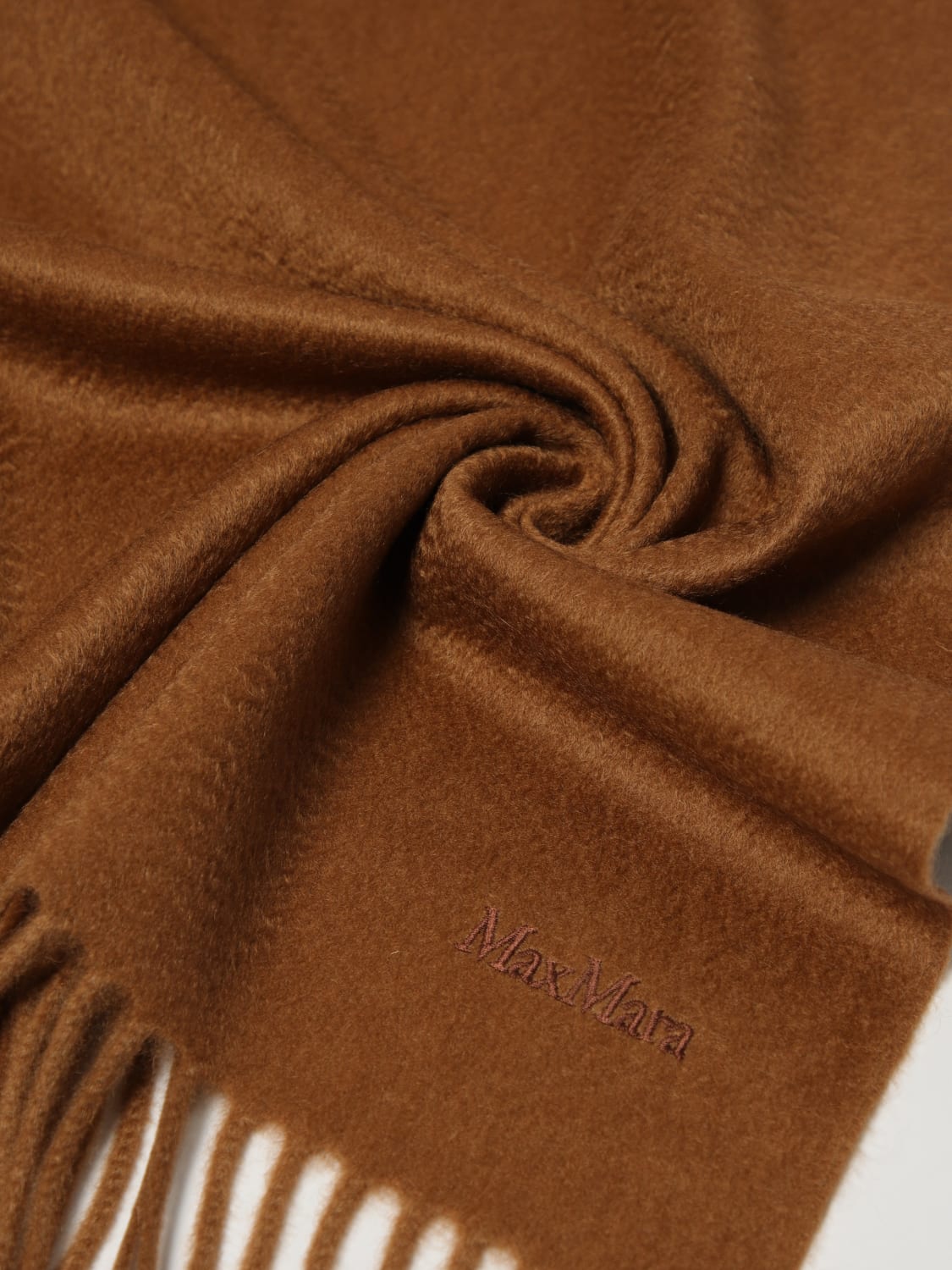 MAX MARA ÉCHARPE: écharpe femme Max Mara, Marron - Img 3
