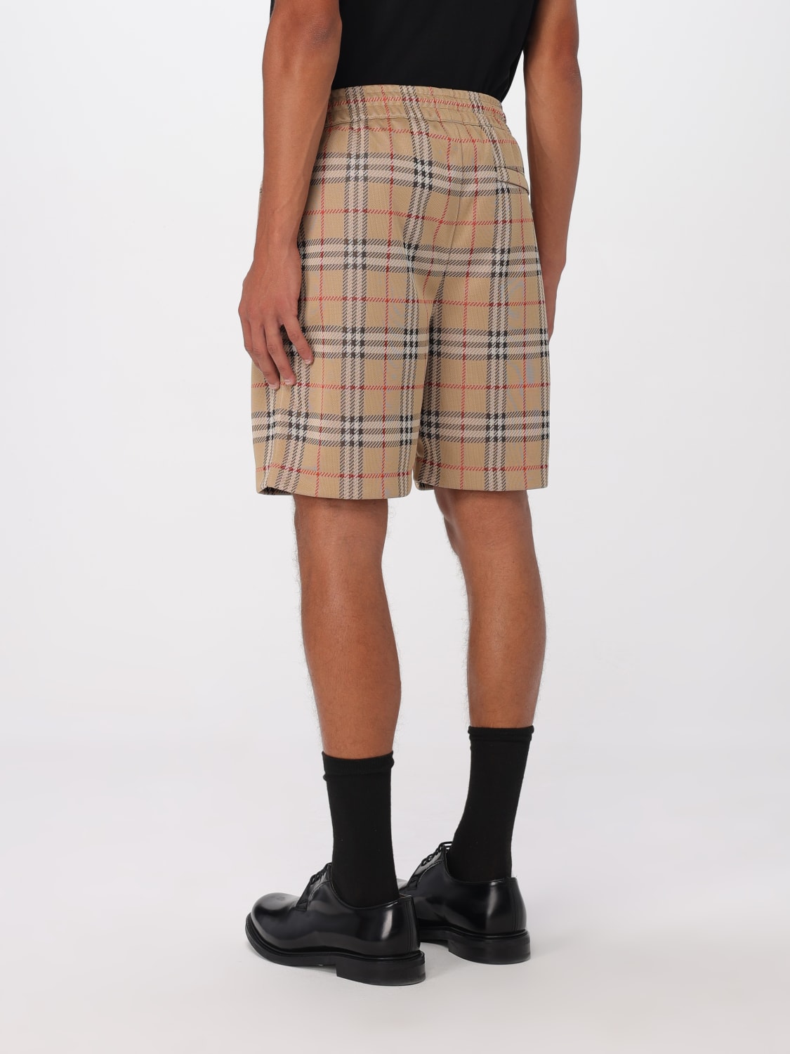 BURBERRY SHORTS: Pants men Burberry, Sand - Img 3