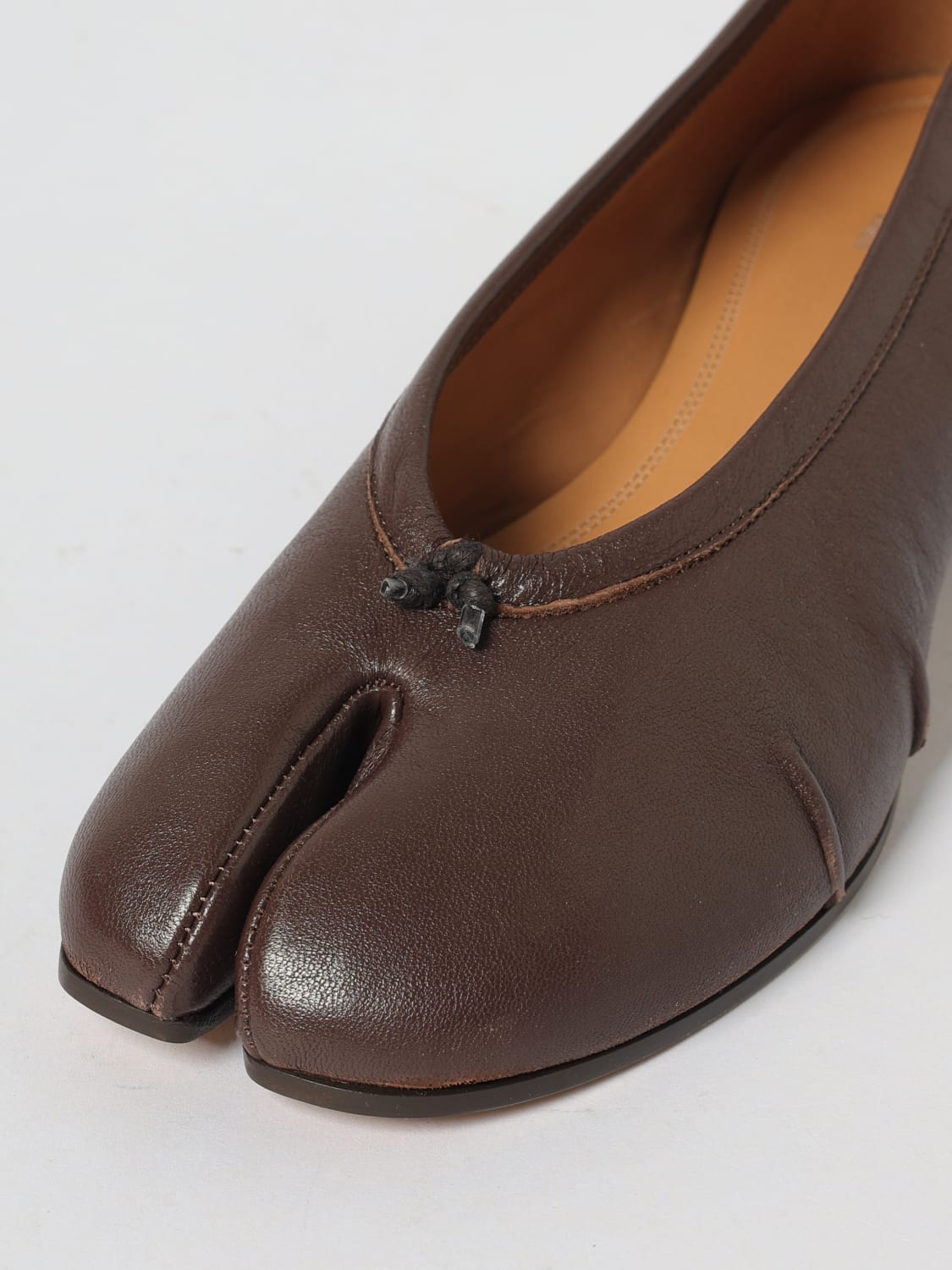 MAISON MARGIELA 芭蕾平底鞋: 芭蕾平底鞋 女士 Maison Margiela, 棕色 - Img 4