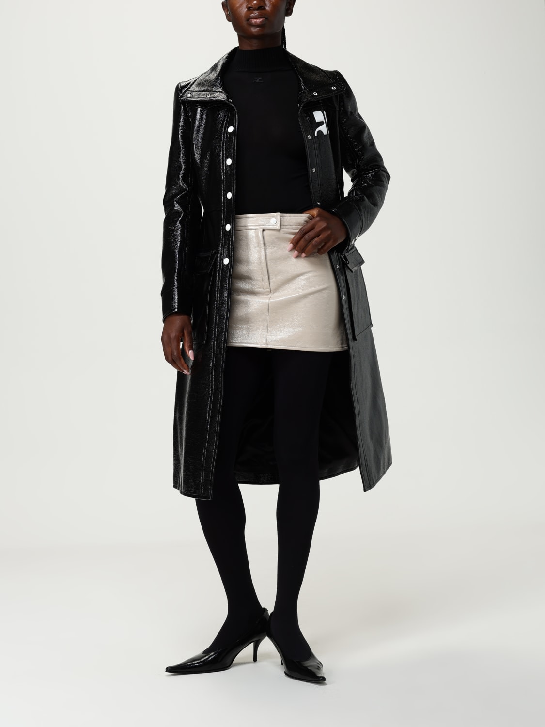 COURRÈGES JACKET: Coat woman CourrÈges, Black - Img 2