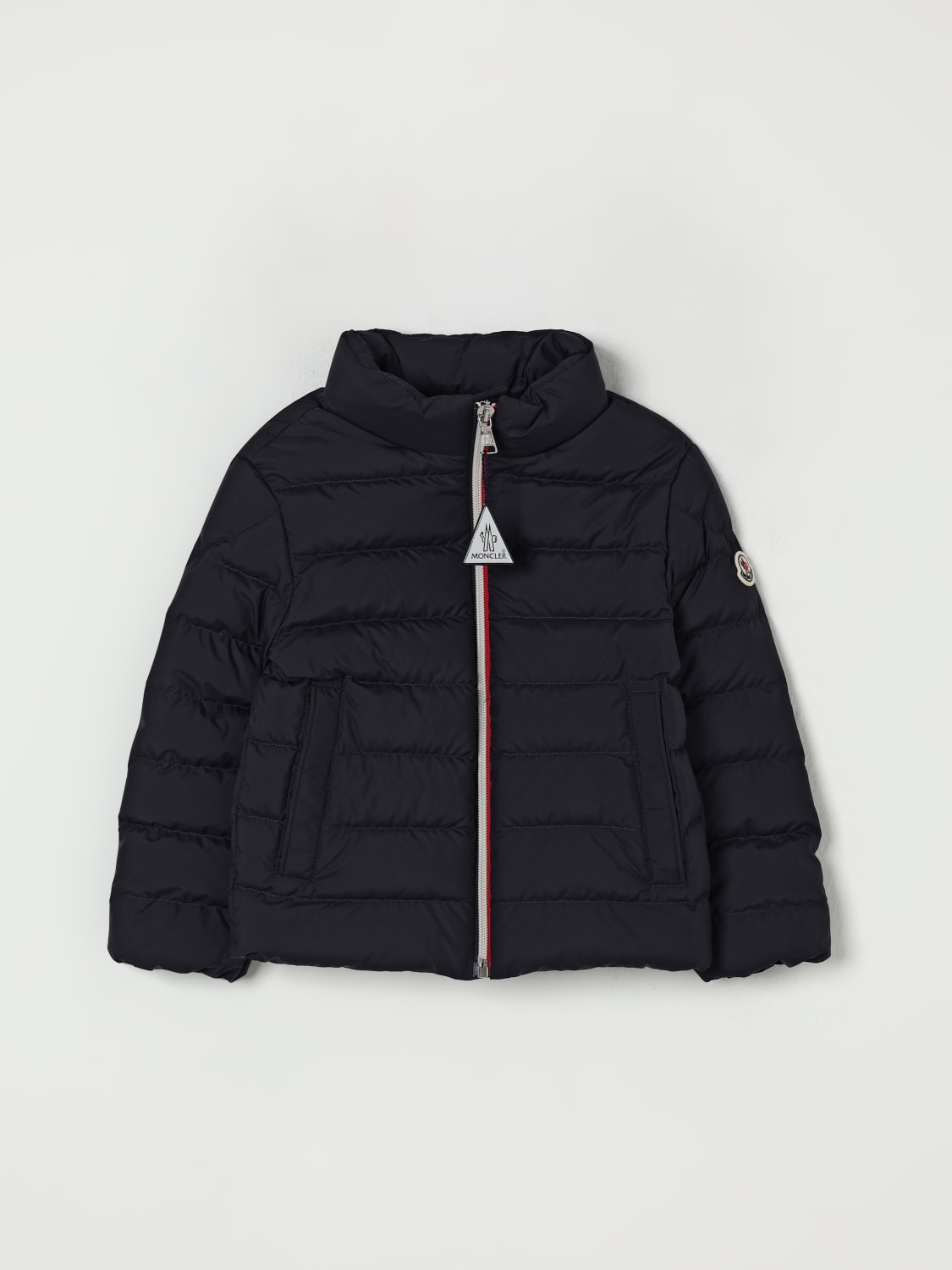 MONCLER CHAQUETA: Abrigo niños Moncler, Azul Oscuro - Img 1