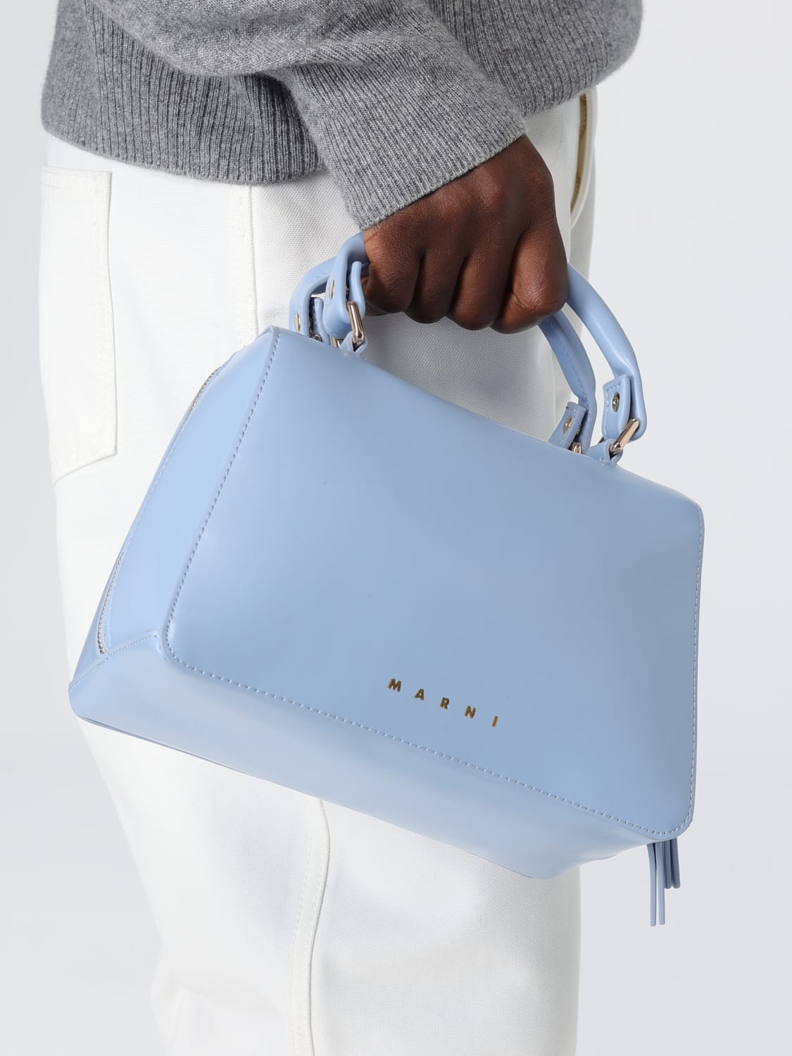 MARNI MINI BAG: Handbag woman Marni, Blue - Img 2
