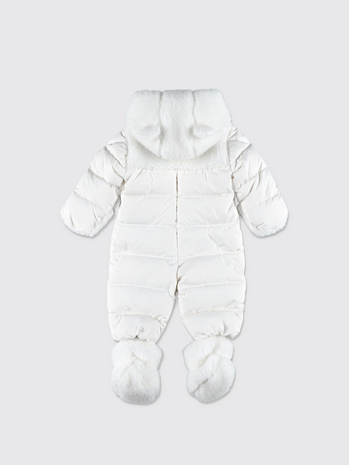 MONCLER TRACKSUIT: Jacket kids Moncler, White - Img 2