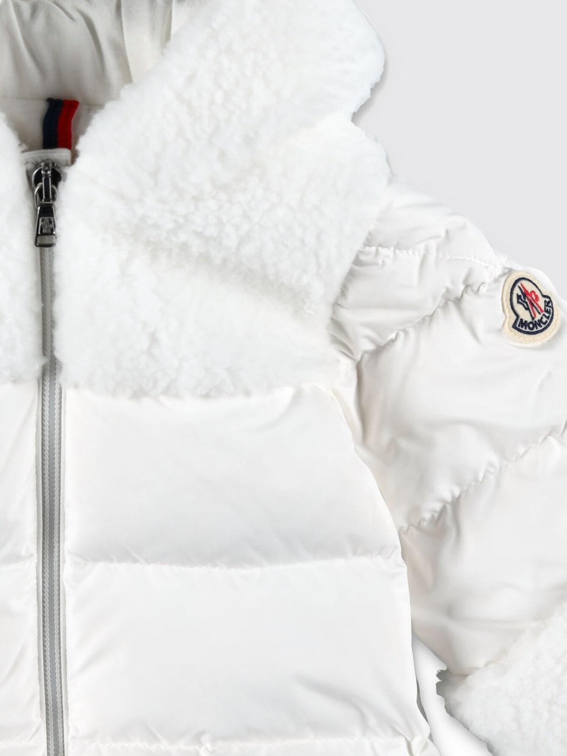 MONCLER TRACKSUIT: Jacket kids Moncler, White - Img 3