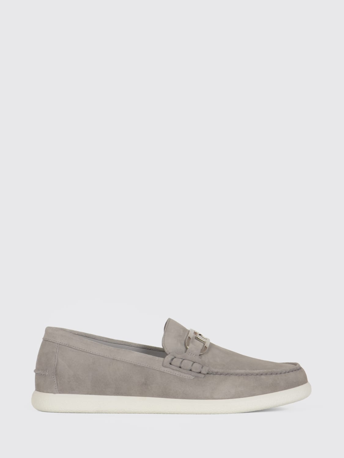 FENDI LOAFERS: Loafers men Fendi, Grey - Img 1