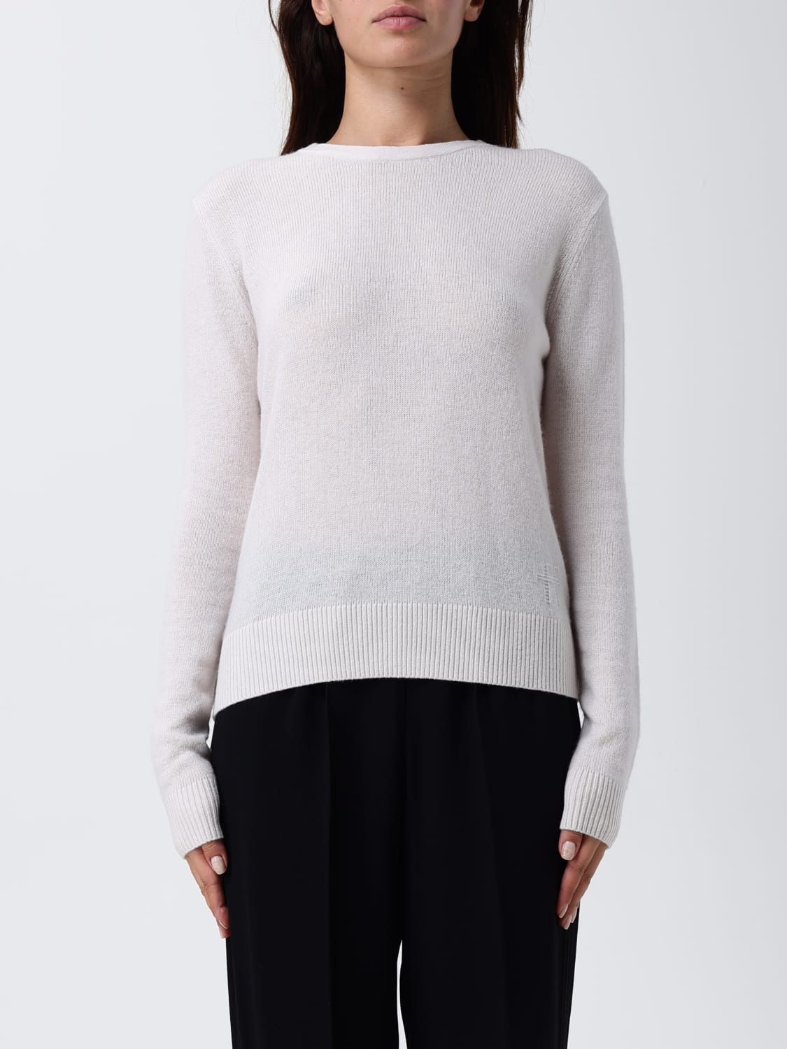 FORTE FORTE MAGLIA: Maglia in lana e cashmere Forte Forte, Panna - Img 1