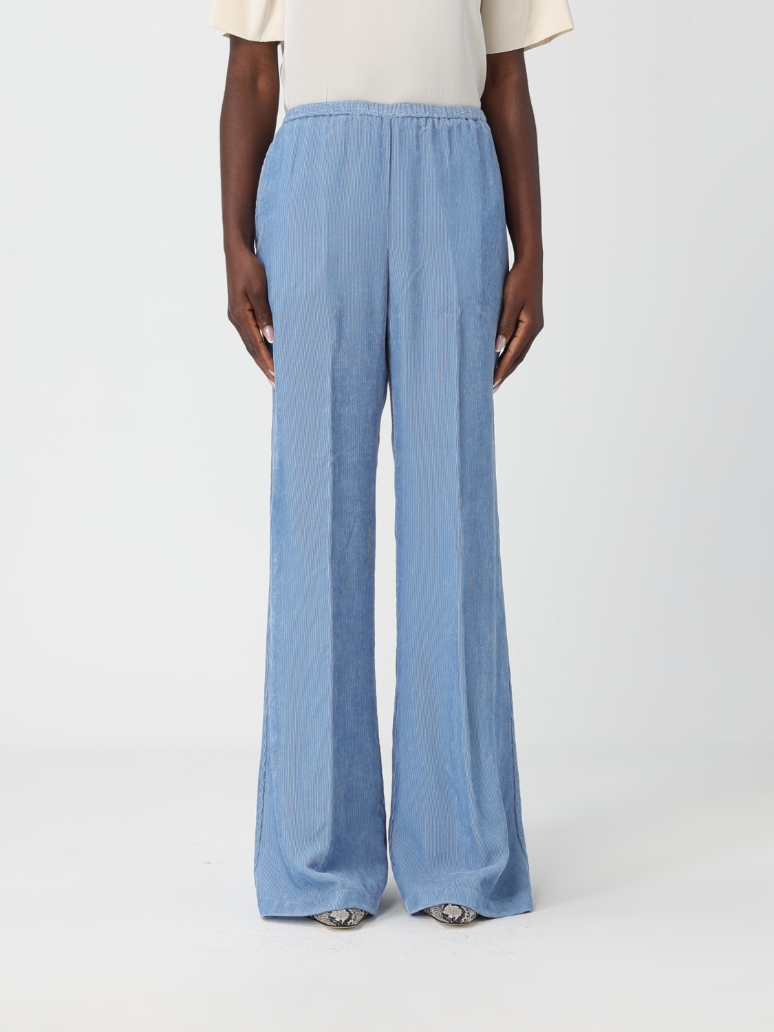 FORTE FORTE PANTALONI: Pantalone in velluto a coste Forte Forte, Fantasia - Img 1