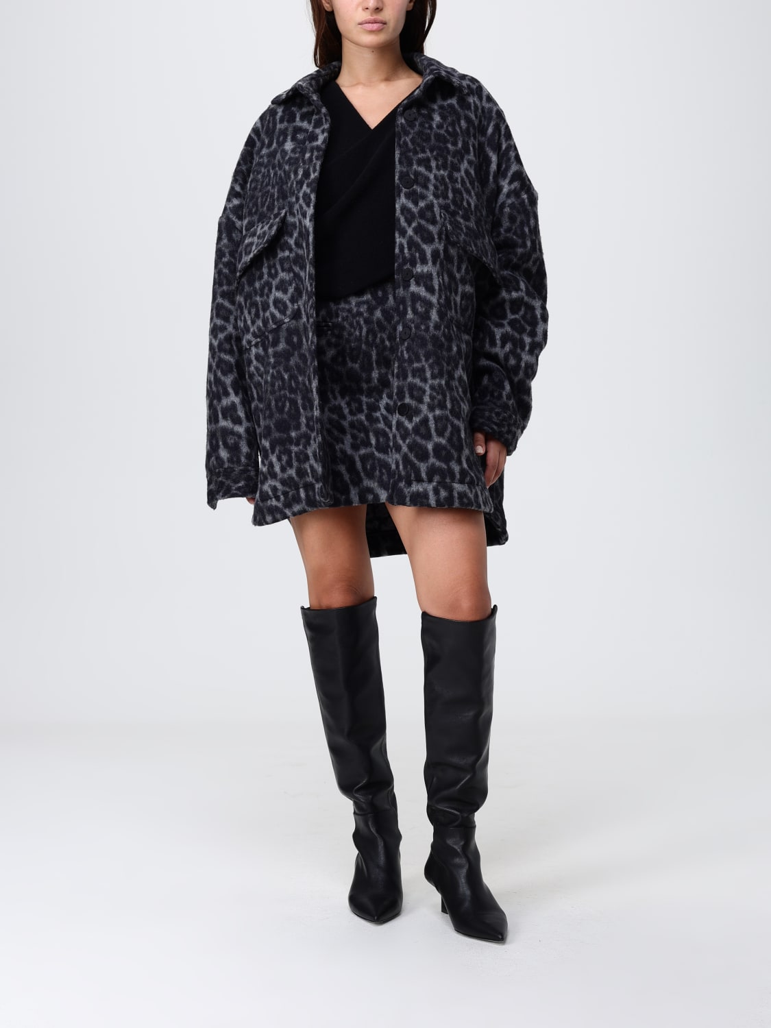 FEDERICA TOSI SKIRT: Skirt woman Federica Tosi, Grey - Img 2