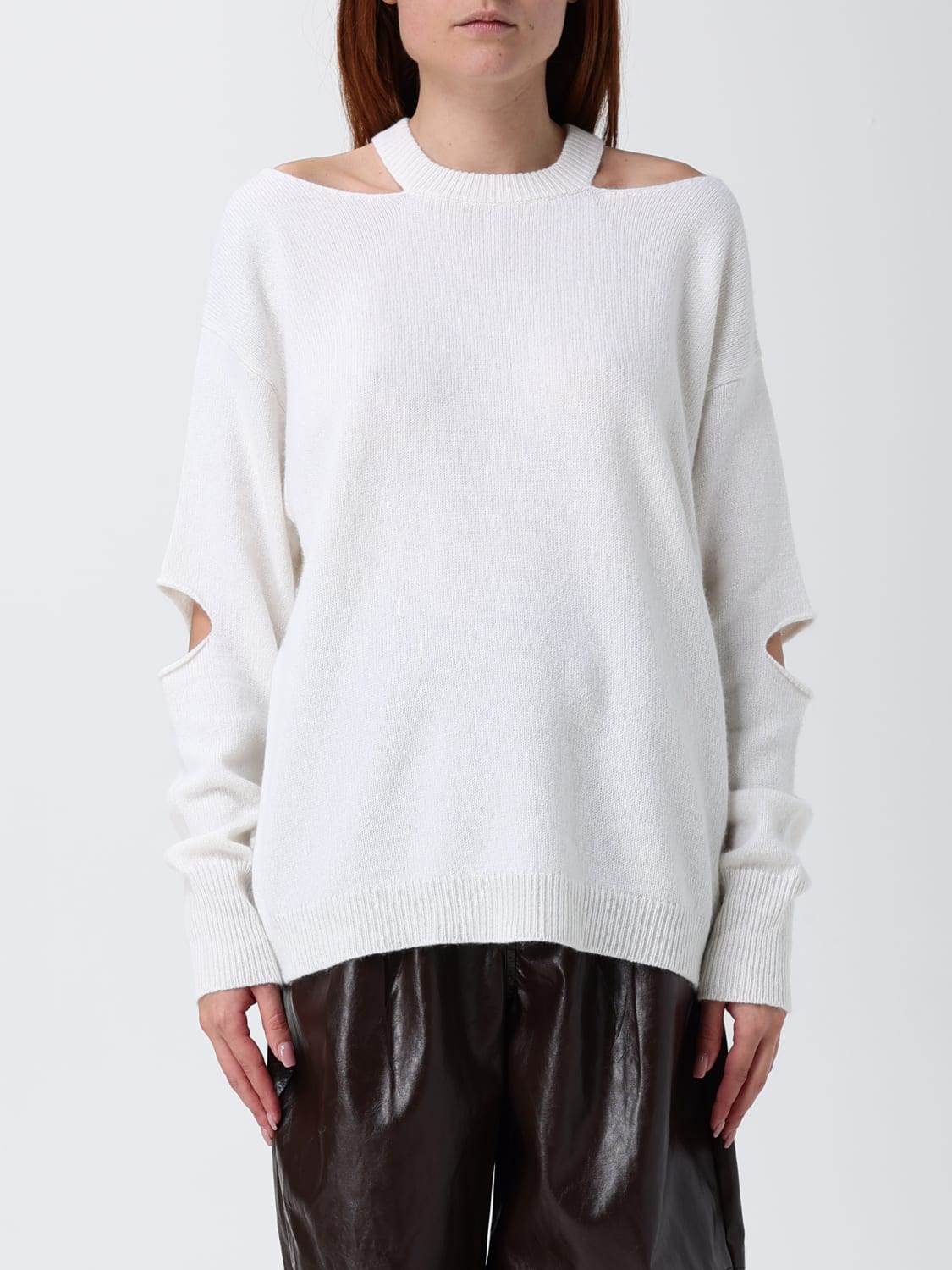 FEDERICA TOSI PULLOVER: Pullover damen Federica Tosi, Weiß - Img 1