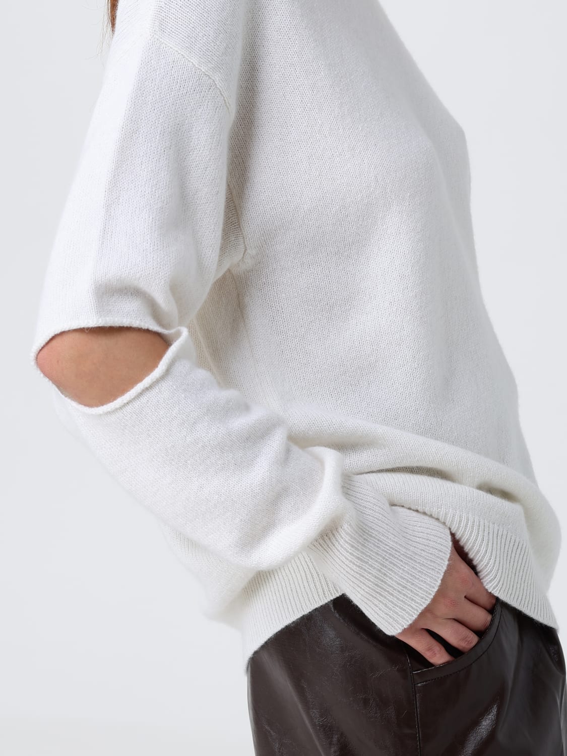 FEDERICA TOSI PULLOVER: Pullover damen Federica Tosi, Weiß - Img 4