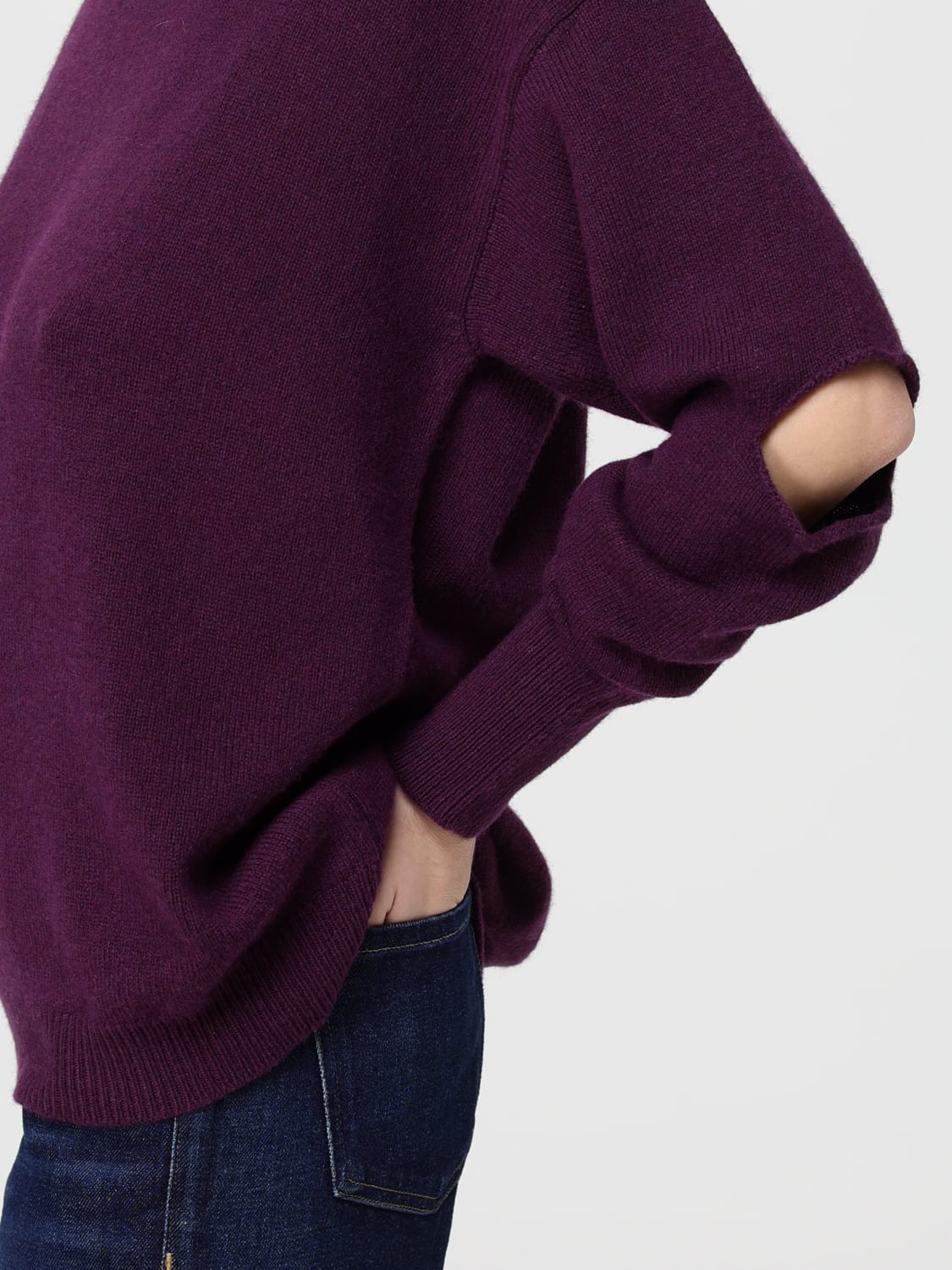 FEDERICA TOSI SWEATER: Sweater woman Federica Tosi, Violet - Img 3
