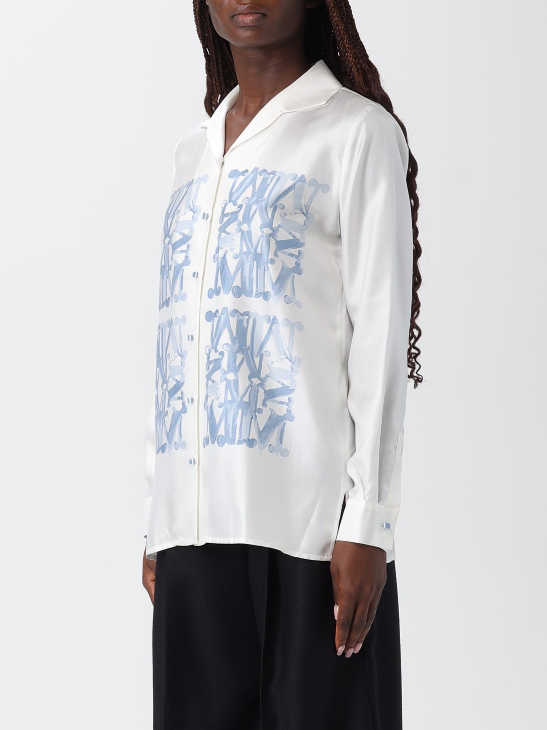 MAX MARA SHIRT: Shirt woman Max Mara, White - Img 4