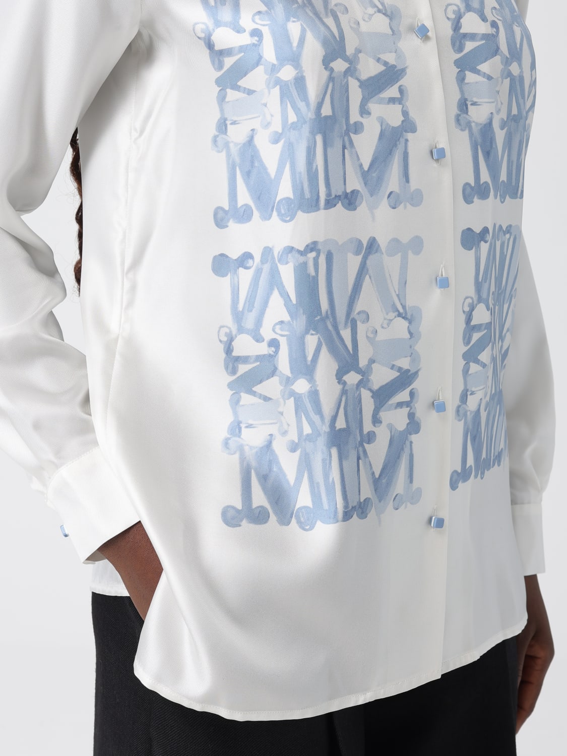 MAX MARA SHIRT: Shirt woman Max Mara, White - Img 5