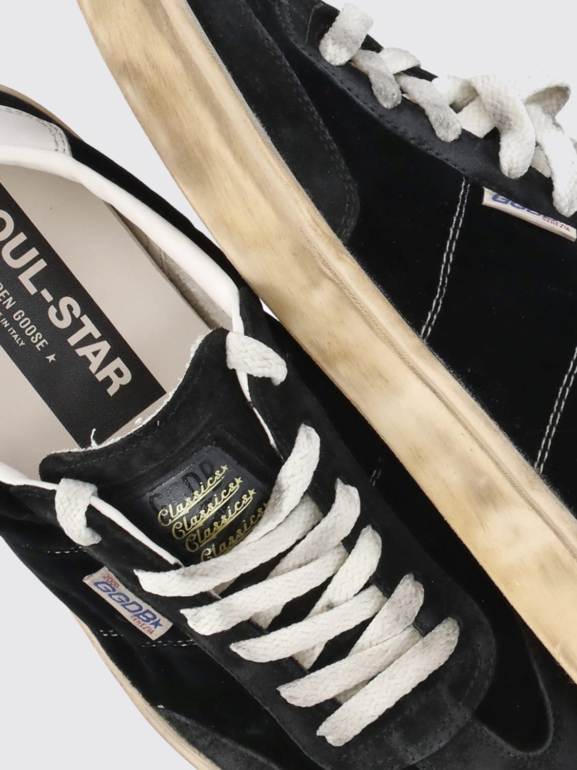 GOLDEN GOOSE SNEAKERS: Sneakers woman Golden Goose, Black - Img 4