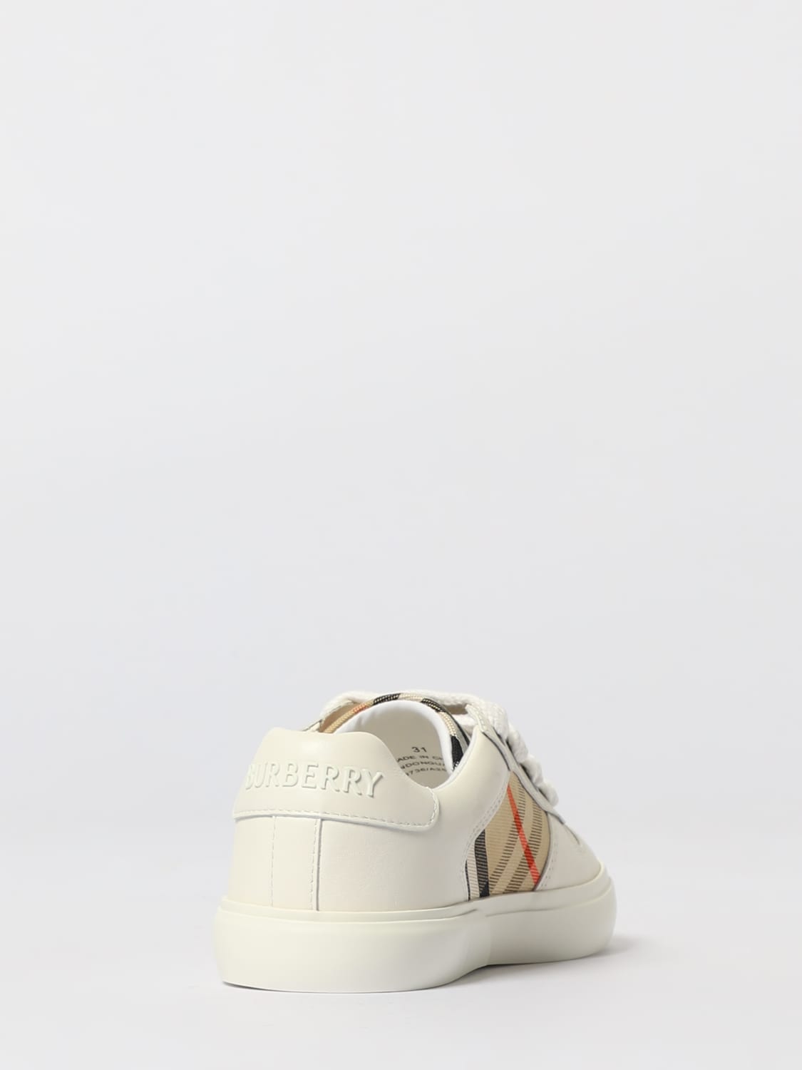 BURBERRY SNEAKERS: Shoes kids Burberry, White - Img 3