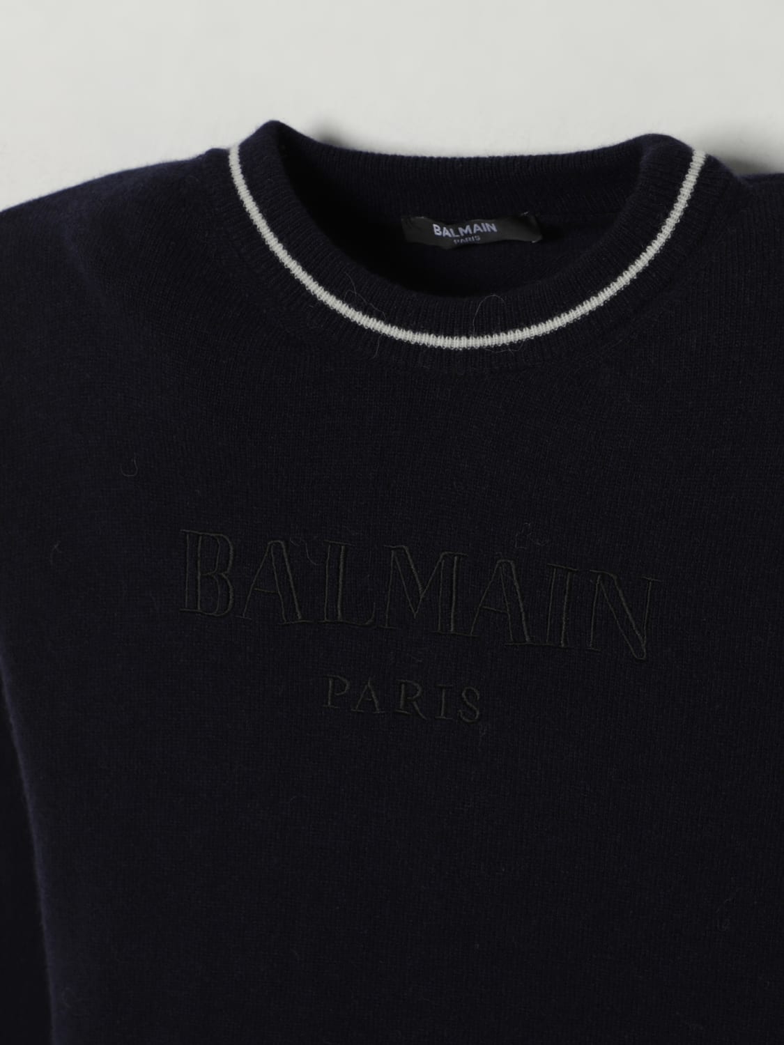 BALMAIN PULL: Pull enfant Balmain, Bleu - Img 3