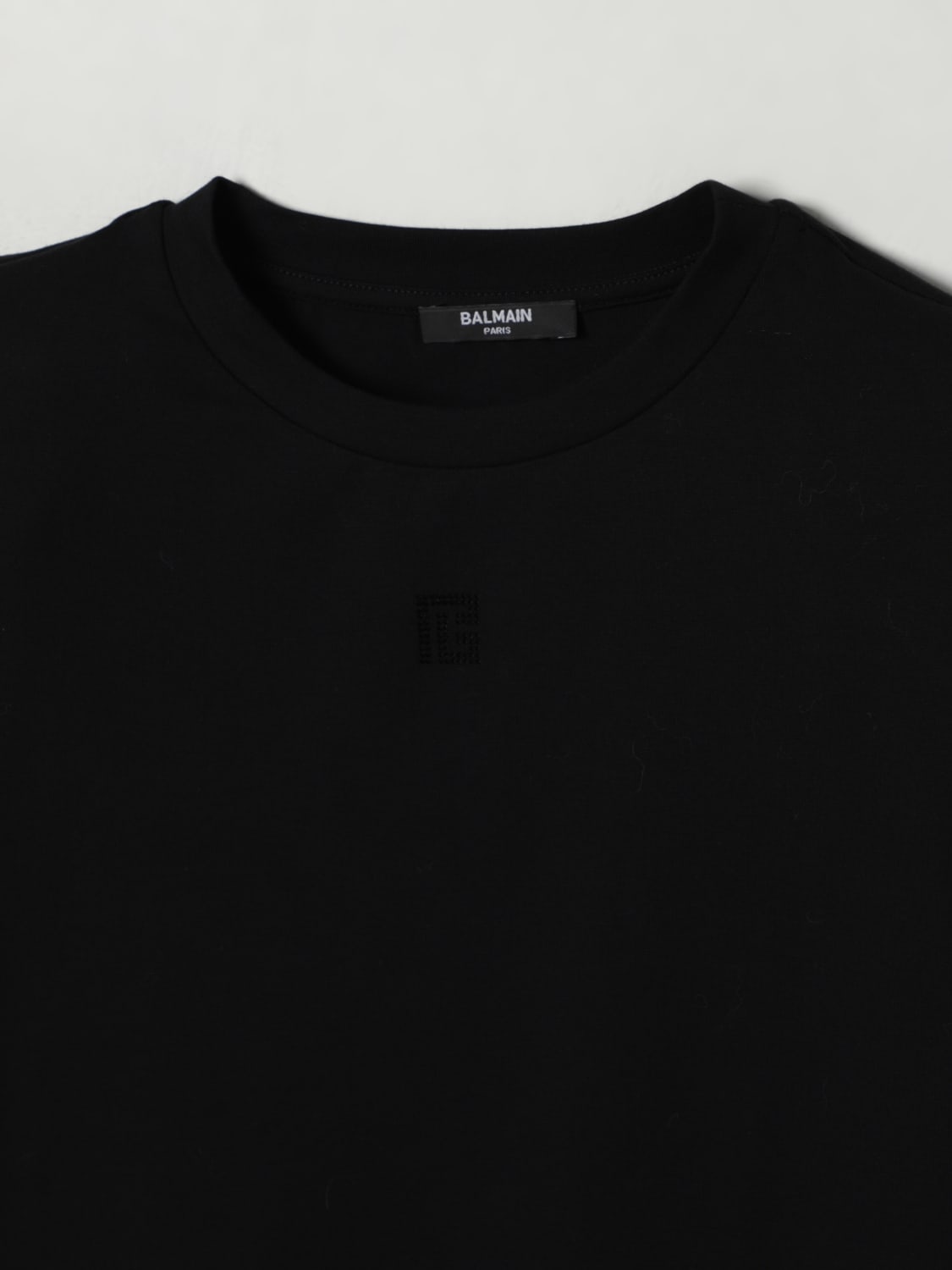 BALMAIN CAMISETA: Camiseta niños Balmain, Negro - Img 3