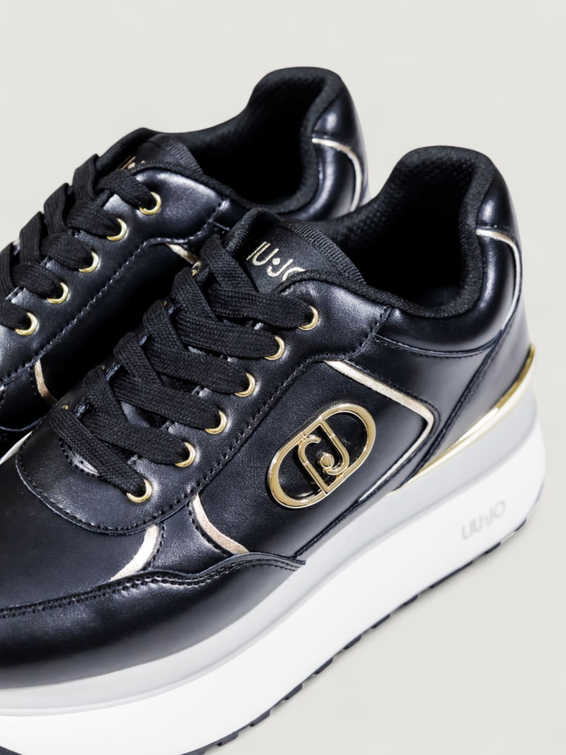 LIU JO SNEAKERS: Sneakers woman Liu Jo, Black - Img 4