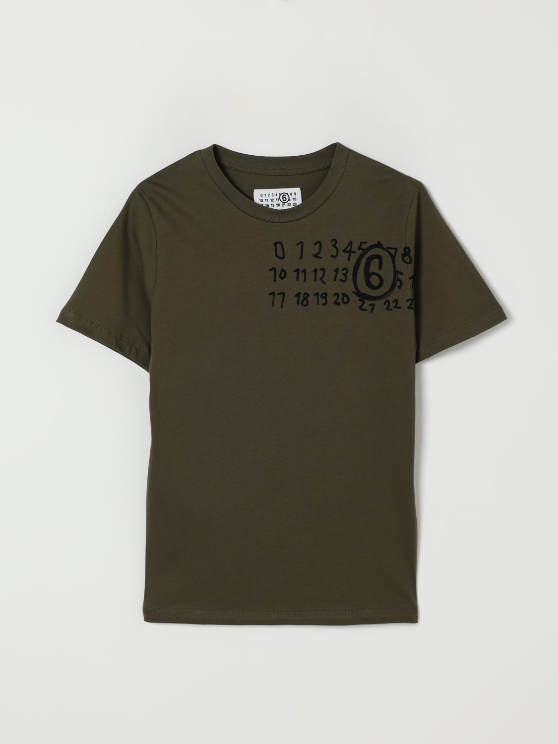 MM6 MAISON MARGIELA T-SHIRT: T-shirt enfant Mm6 Maison Margiela, Vert - Img 1