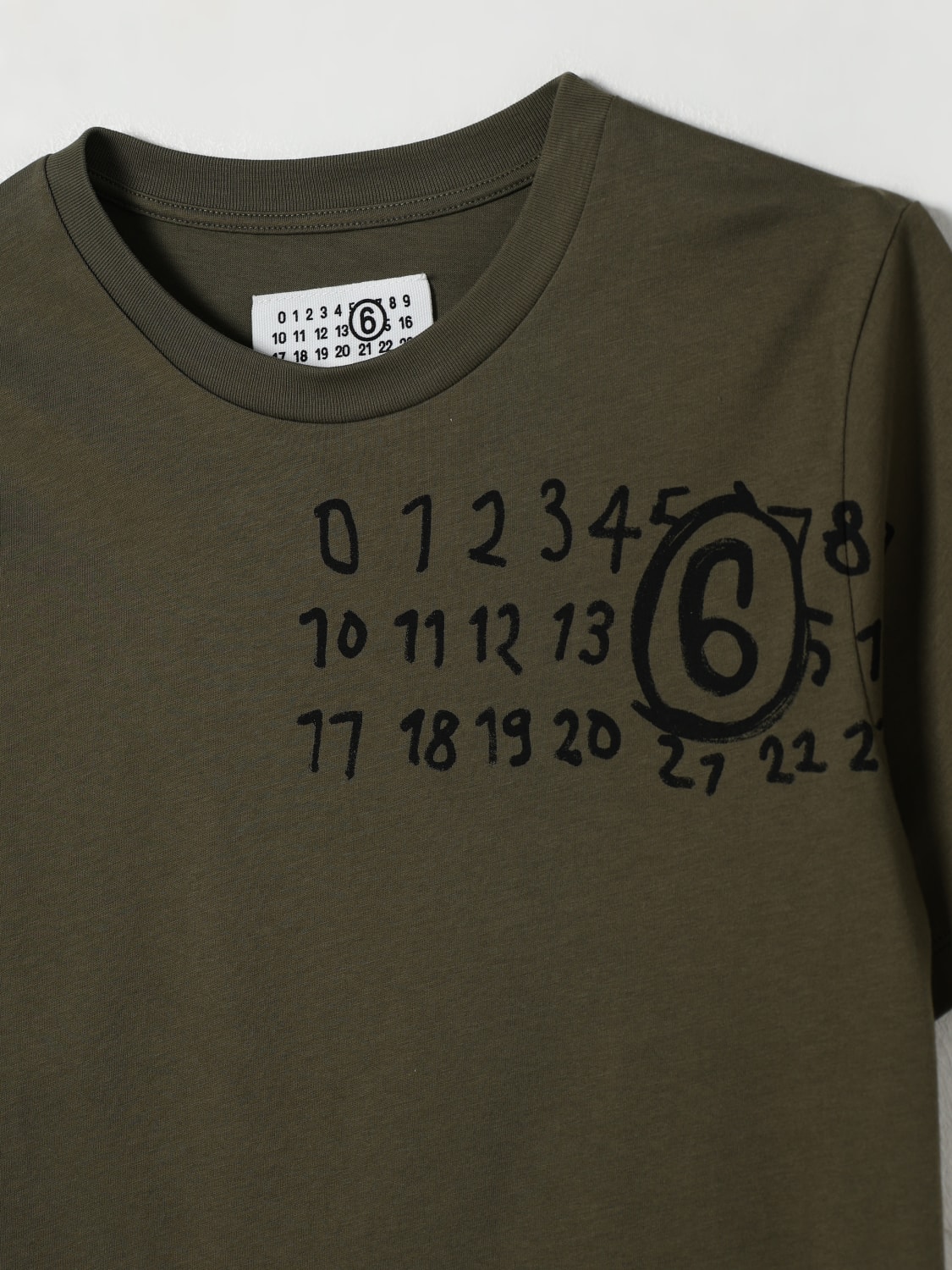MM6 MAISON MARGIELA T-SHIRT: T-shirt enfant Mm6 Maison Margiela, Vert - Img 3