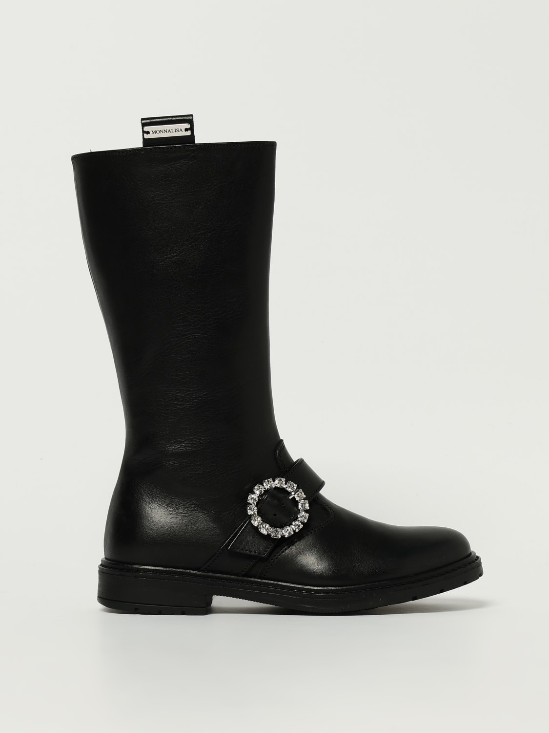 MONNALISA ZAPATOS: Zapatos niños Monnalisa, Negro - Img 1