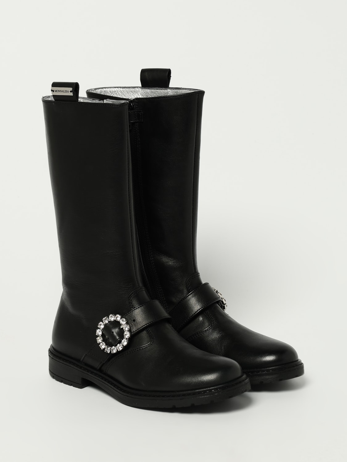 MONNALISA ZAPATOS: Zapatos niños Monnalisa, Negro - Img 2