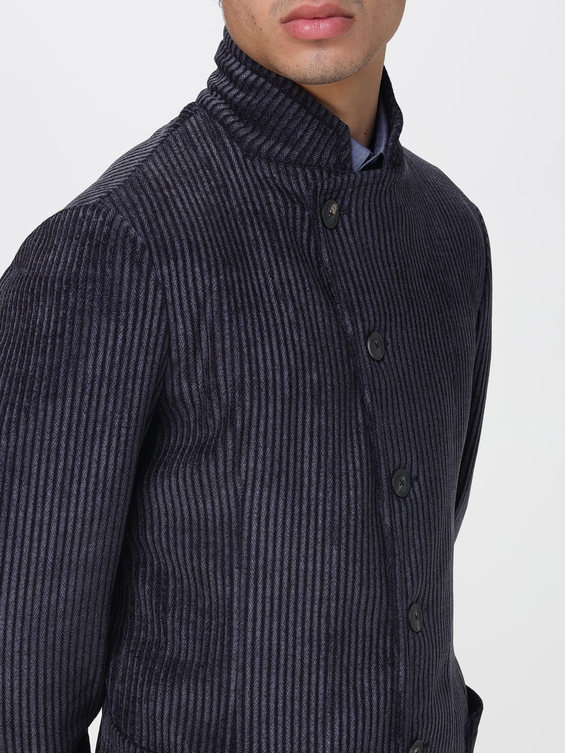 EMPORIO ARMANI JACKET: Jacket men Emporio Armani, Blue - Img 4