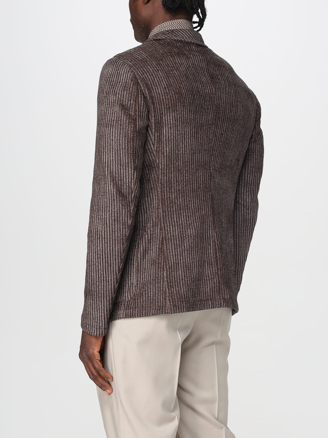 EMPORIO ARMANI JACKET: Jacket men Emporio Armani, Brown - Img 2