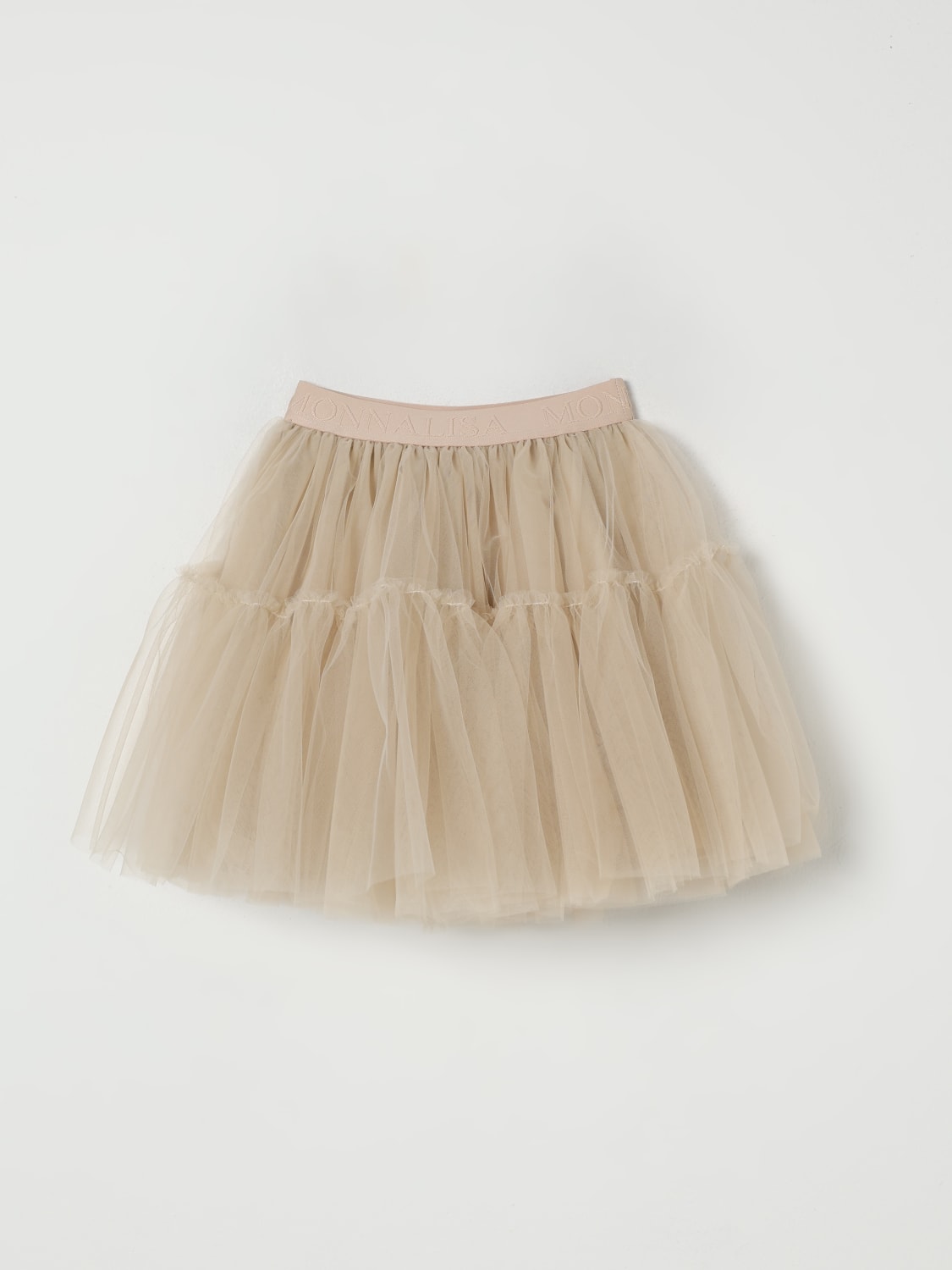 MONNALISA JUPE: Jupe enfant Monnalisa, Beige - Img 1