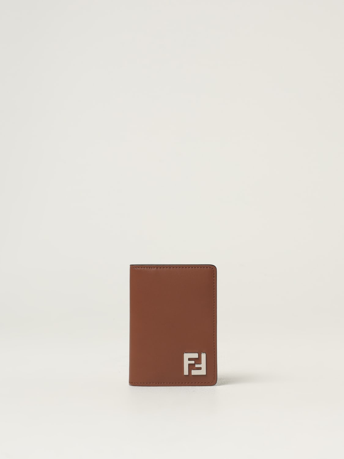 FENDI 钱包: 钱包 男士 Fendi, 胡桃色 - Img 1