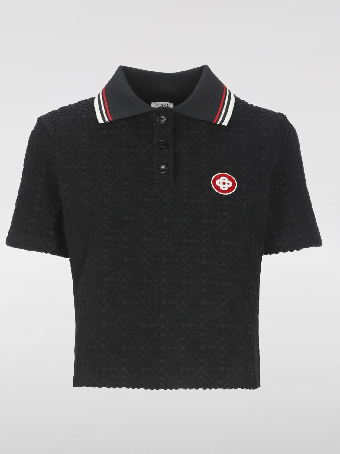 CASABLANCA POLO: Polo damen Casablanca, Schwarz - Img 5