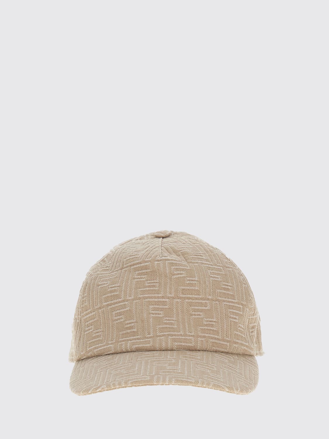 FENDI HAT: Hat men Fendi, Beige - Img 2
