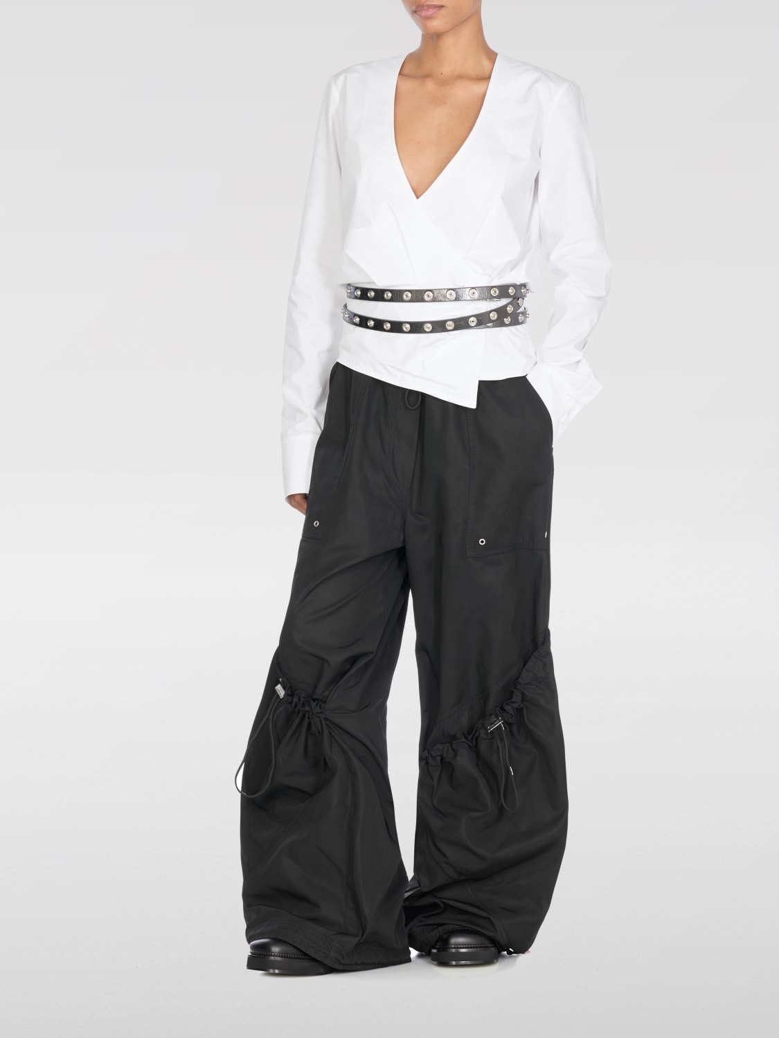 THE ATTICO TOP: Sweater woman The Attico, White - Img 2