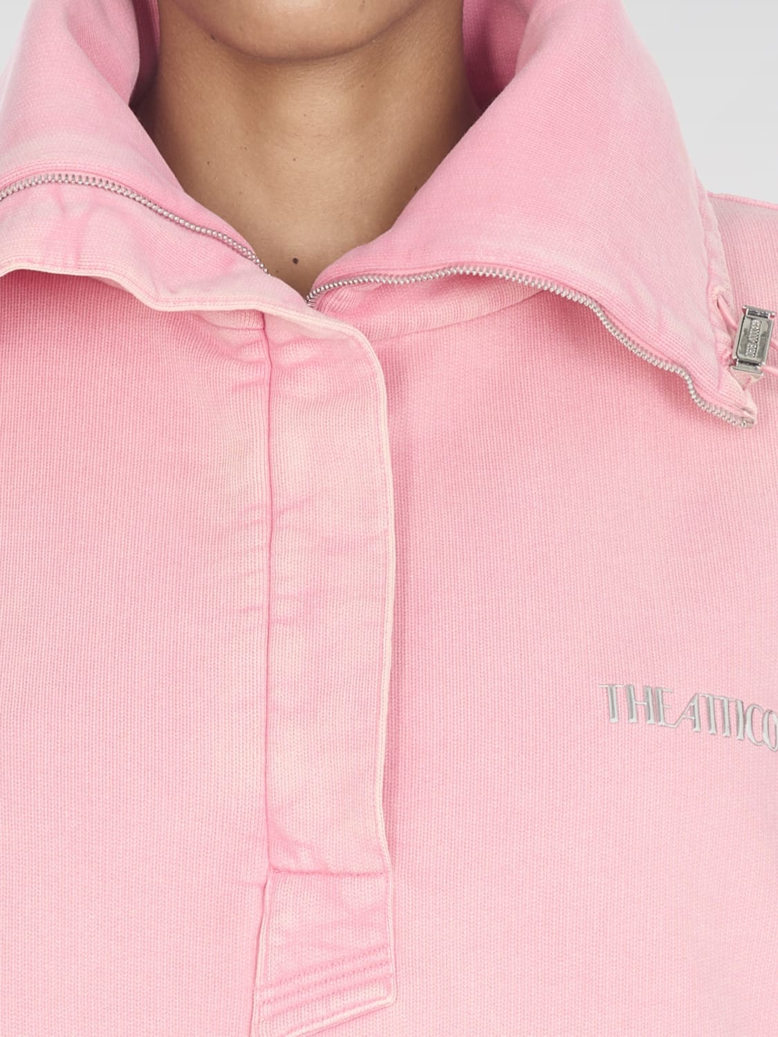 THE ATTICO SWEATSHIRT: Jacket woman The Attico, Pink - Img 4