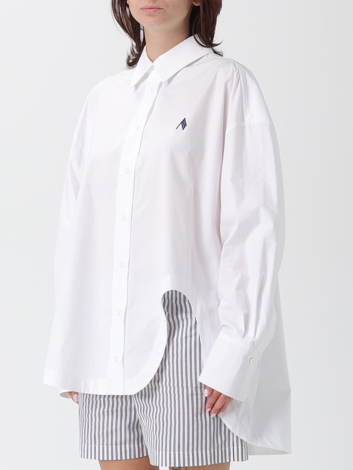 THE ATTICO HEMDBLUSE: Hemdbluse damen The Attico, Weiß - Img 4