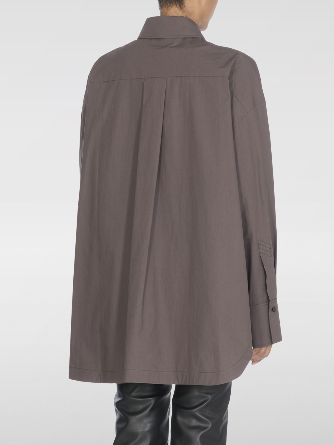 THE ATTICO CHEMISE: Chemise femme The Attico, Marron - Img 3