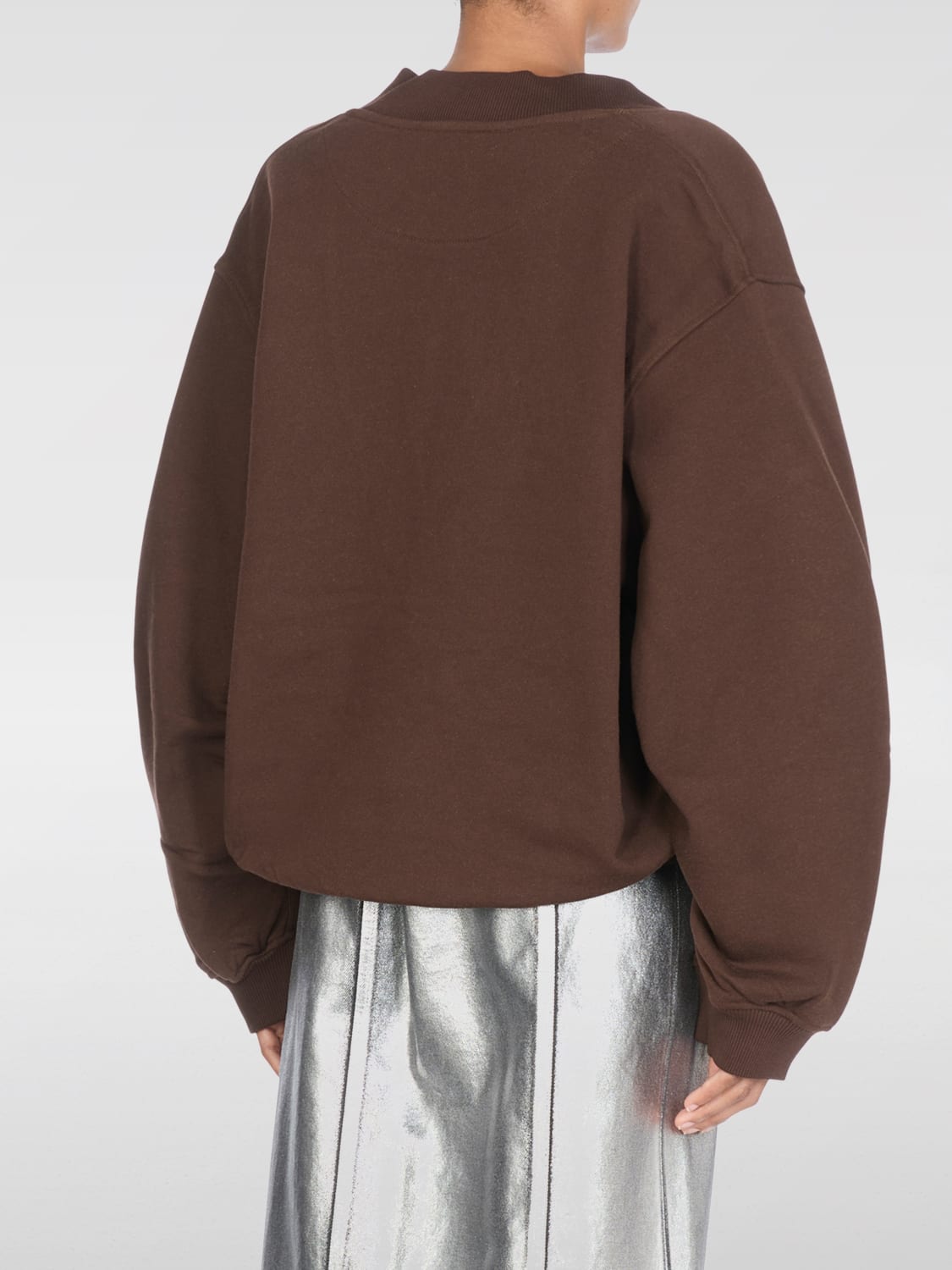 THE ATTICO SWEATSHIRT: Sweater woman The Attico, Brown - Img 3