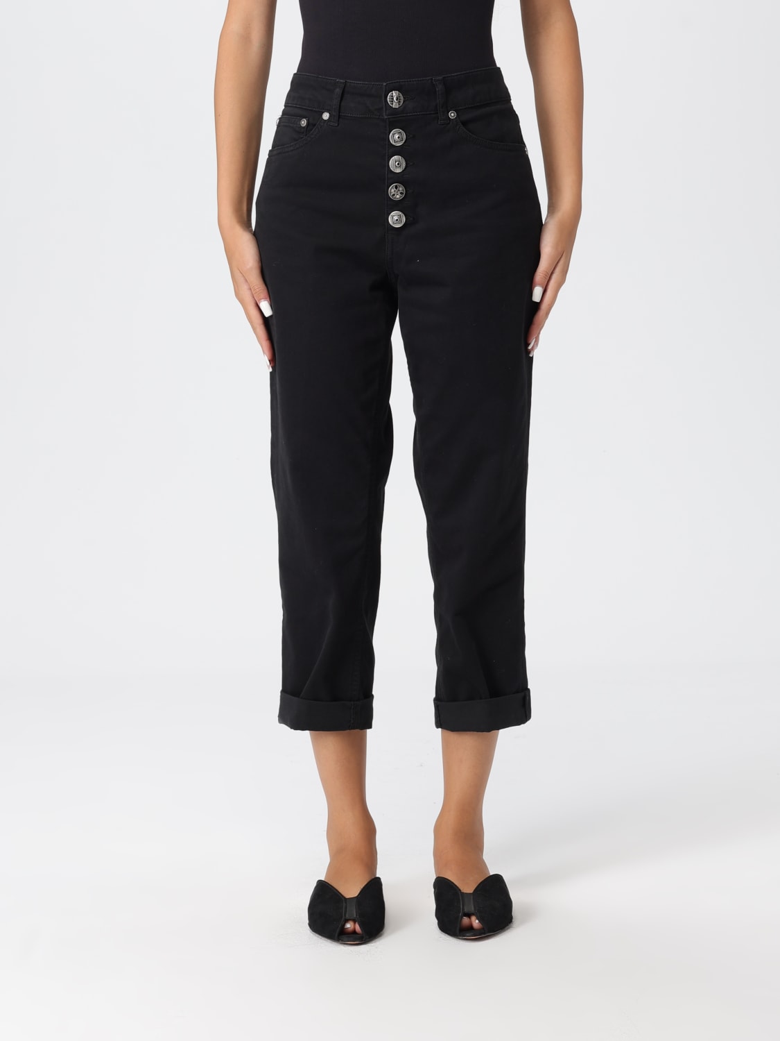 DONDUP HOSE: Hose damen Dondup, Schwarz - Img 1