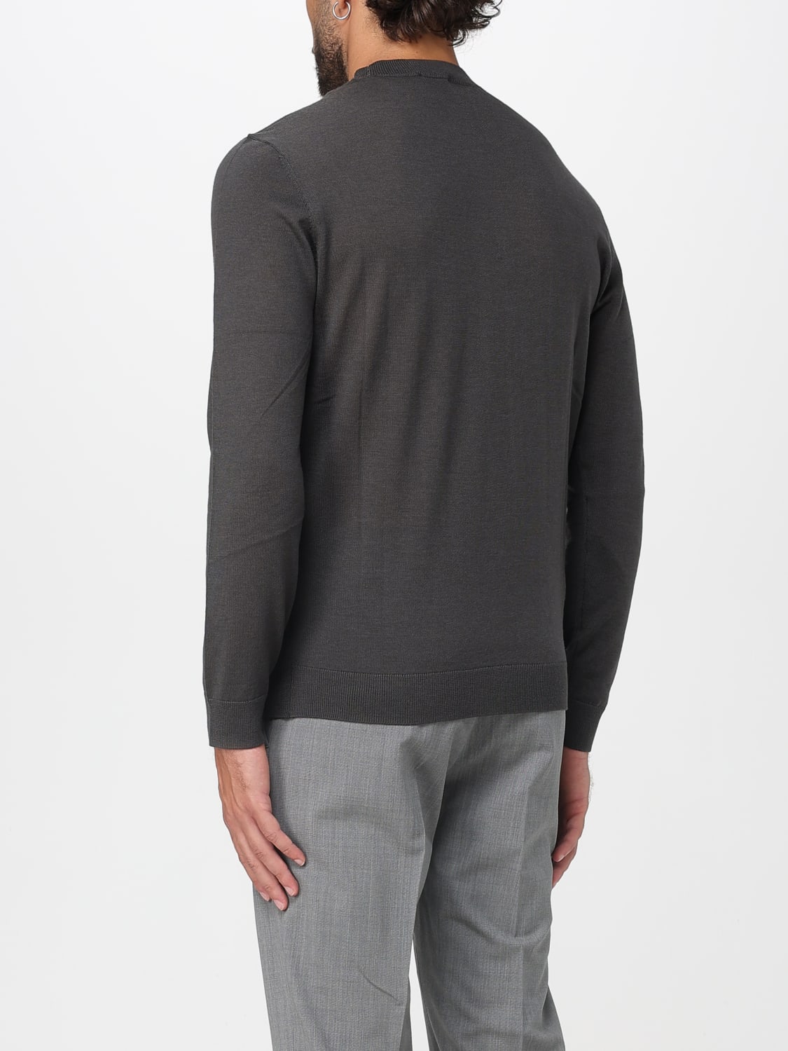 EMPORIO ARMANI SWEATER: Sweater men Emporio Armani, Charcoal - Img 2