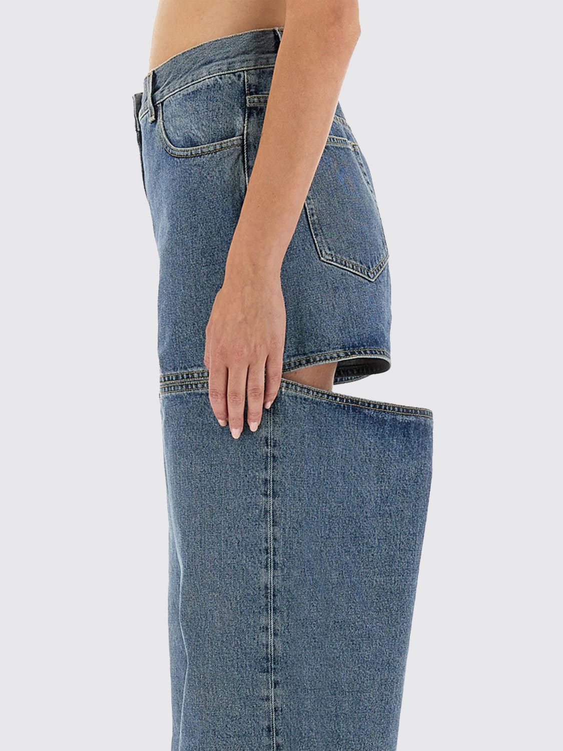 THE ATTICO VAQUEROS: Vaquero mujer The Attico, Denim - Img 4