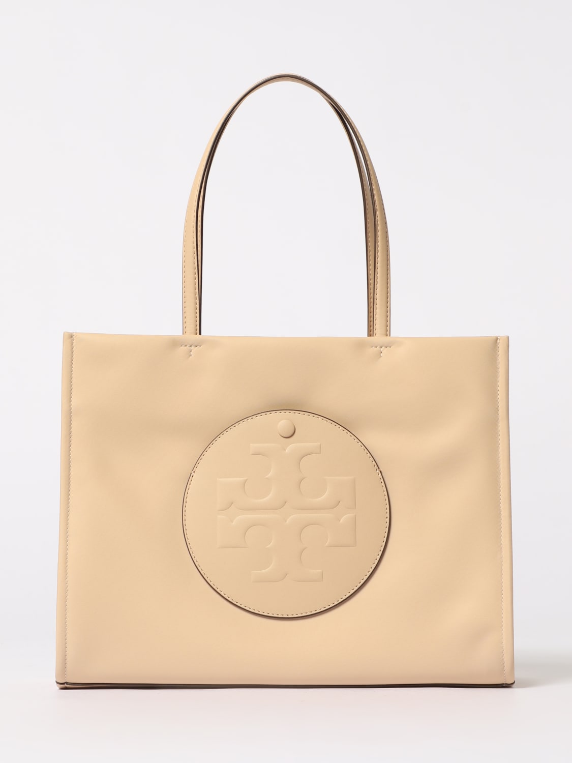 TORY BURCH BORSA TOTE: Borsa Ella Tory Burch in nylon riciclato e PU bio-based , Rosa - Img 1
