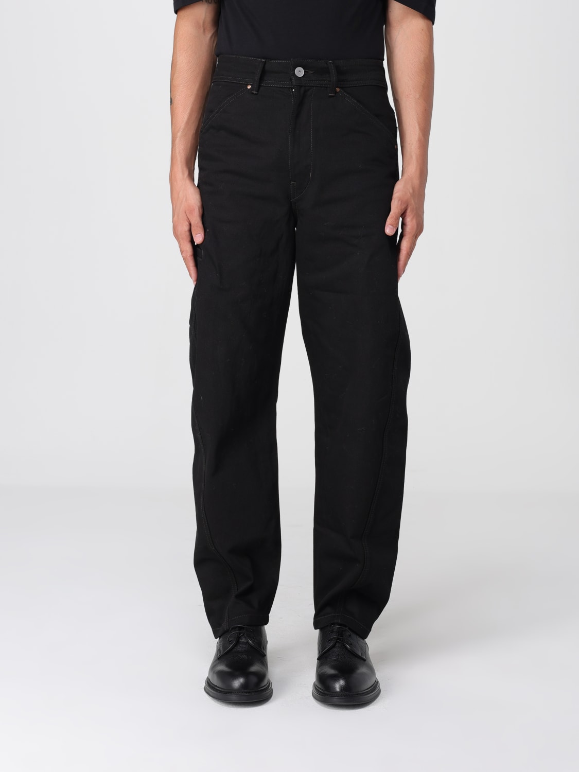 LEMAIRE PANTS: Pants men Lemaire, Black - Img 1