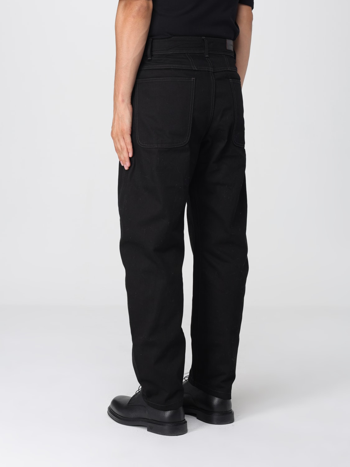 LEMAIRE PANTS: Pants men Lemaire, Black - Img 2