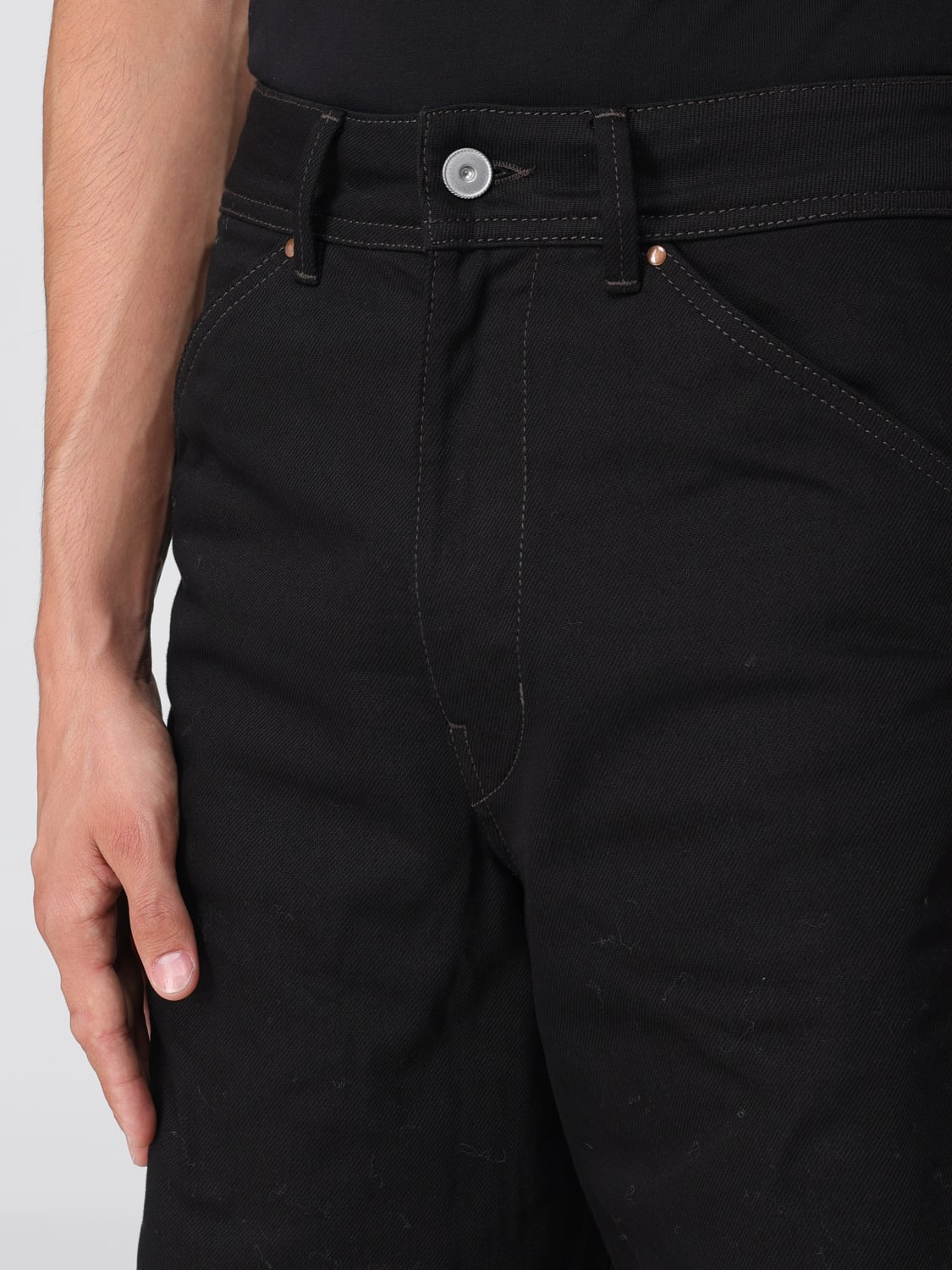 LEMAIRE PANTS: Pants men Lemaire, Black - Img 3