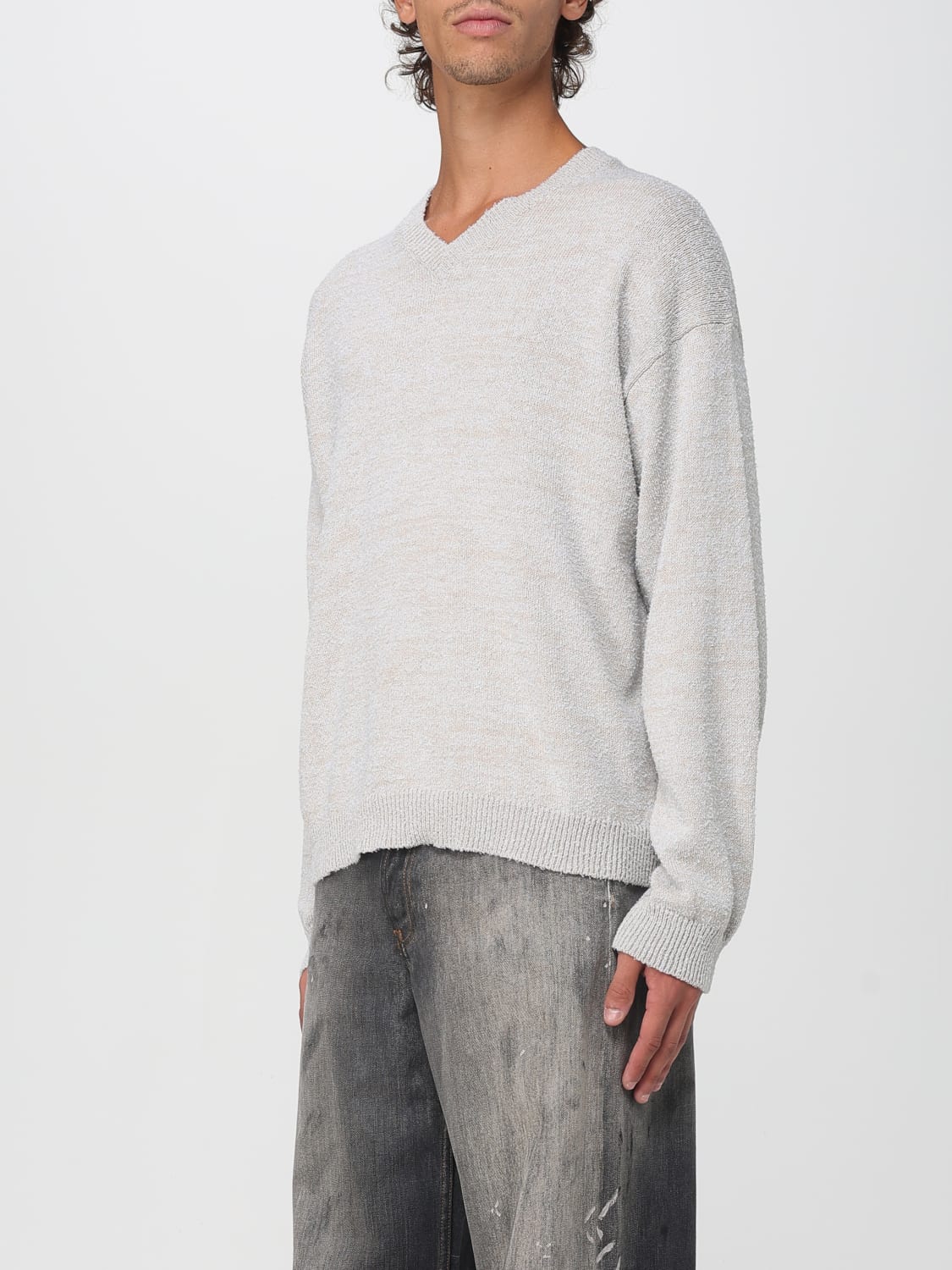MAISON MARGIELA SWEATER: Sweater men Maison Margiela, Beige - Img 4